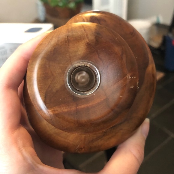 Vintage Burlwood Signed Bud Vase - Picture 5 of 8